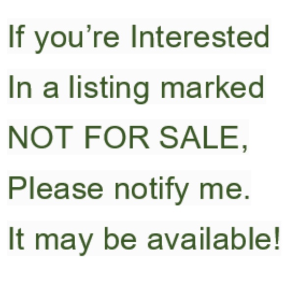 Not For Sale - Picture 1 of 1